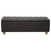 Ciem Button Tufted Storage Ottoman Bench